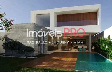 Imagem: A casa possui 4 Dormitórios, 5 Banheiros, 5 Vagas na garagem