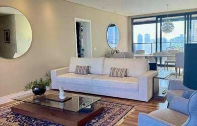 Imagem: O apartamento possui 4 Dormitórios, 5 Banheiros, 281m² de