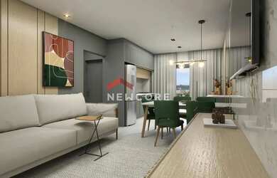 Imagem: O apartamento possui 2 Dormitórios, 2 Banheiros, 1 Vaga na