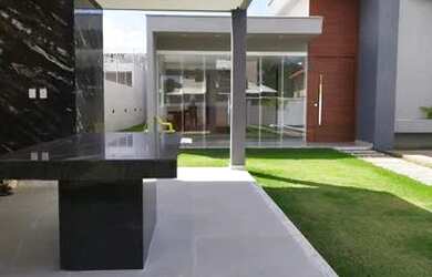 Imagem: A casa em condomínio possui 3 Dormitórios, 4 Banheiros, 1