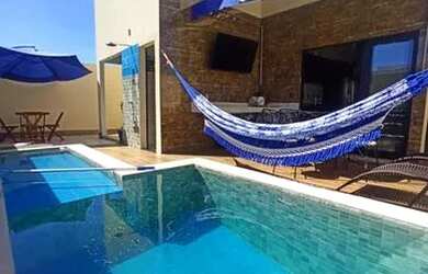 Imagem: A casa em condomínio possui 3 Dormitórios, 3 Banheiros, 2