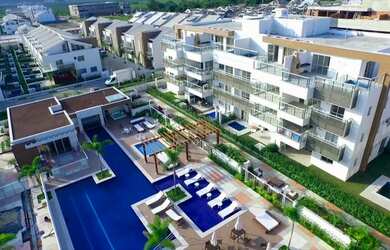 Imagem: O apartamento na cobertura possui 4 Dormitórios, 2 Banheiros