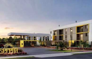 Imagem: O apartamento possui 2 Dormitórios, 1 Banheiro, 1 Vaga na garagem