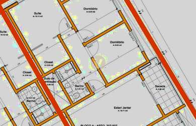 Imagem 2: Apartamento 3 dormitórios com 1 suíte com closet, sacada e vaga de garagem