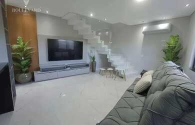 Imagem: A casa em condomínio possui 3 Dormitórios, 3 Banheiros, 2