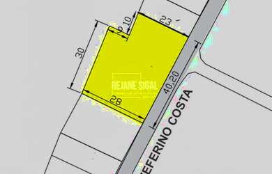 Imagem: O terreno possui 1.100m² de Área e está localizado em Três