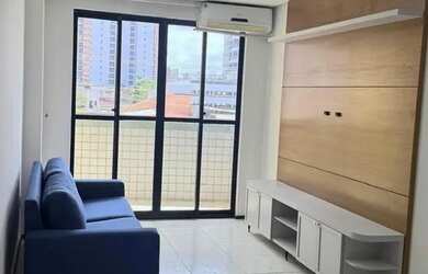 Imagem: O apartamento possui 1 Dormitório, 1 Banheiro, 1 Vaga na garagem