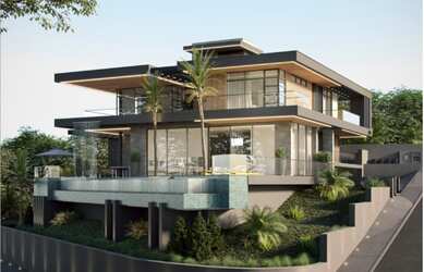 Imagem: A casa em condomínio possui 4 Dormitórios, 5 Banheiros, 5