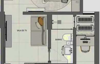 Imagem 3: excelente localização. 48m² de Área, 1 Vaga na garageme2 Dormitórios