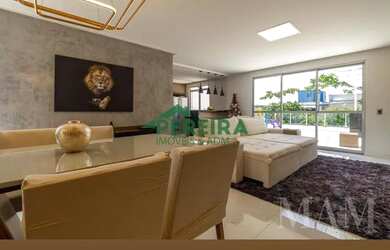 Imagem: O apartamento na cobertura possui 3 Dormitórios, 4 Banheiros