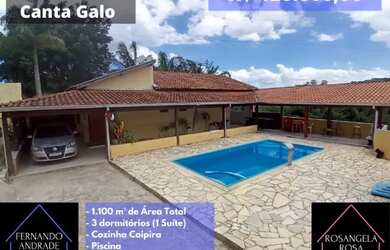 Imagem: A chácara possui 1.100m² de Área e está localizado em Cantagalo