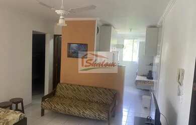 Imagem: O apartamento possui 2 Dormitórios, 1 Banheiro, 1 Vaga na garagem