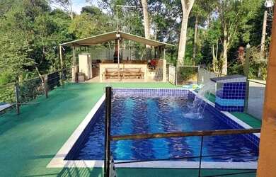 Imagem: A chácara está localizado em Água Azul, Guarulhos para alugar