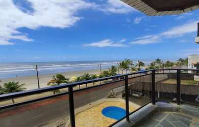 Imagem 1: Apartamento de frente para o mar, com sacada, 2 quartos - Jd. Santa Eugênia - Mongaguá