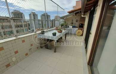 Imagem: O apartamento na cobertura possui 4 Dormitórios, 4 Banheiros