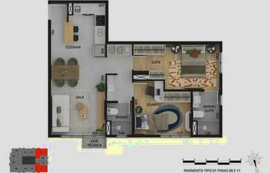 Imagem 10: Apartamento à venda no Aldea Pernambuco com 1 quarto e 34m²