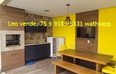 Imagem: A casa em condomínio possui 4 Dormitórios, 2 Banheiros, 2