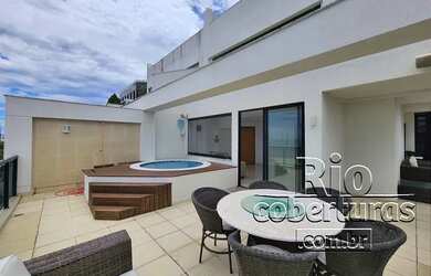 Imagem 4: Cobertura à venda na Praia da Barra da Tijuca. Frontal praia e mar