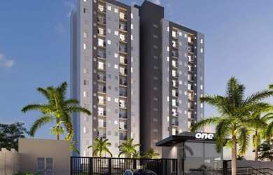 Imagem: O apartamento possui 2 Dormitórios, 1 Banheiro, 1 Vaga na garagem