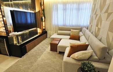 Imagem: O apartamento possui 4 Dormitórios, 5 Banheiros, 3 Vagas na