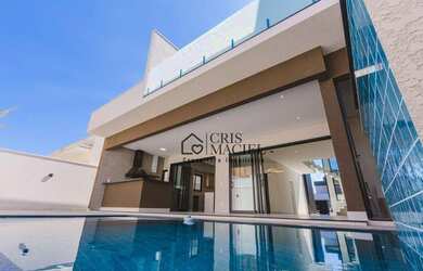 Imagem: A casa em condomínio possui 3 Dormitórios, 5 Banheiros, 4