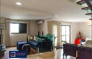 Imagem: O apartamento na cobertura possui 4 Dormitórios, 4 Banheiros