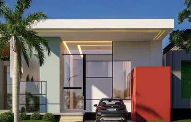 Imagem: A casa em condomínio possui 3 Dormitórios, 4 Banheiros, 2