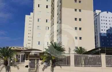 Imagem: O apartamento possui 1 Dormitório, 1 Banheiro, 1 Vaga na garagem