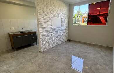 Imagem: O apartamento possui 1 Dormitório, 1 Banheiro, 1 Vaga na garagem