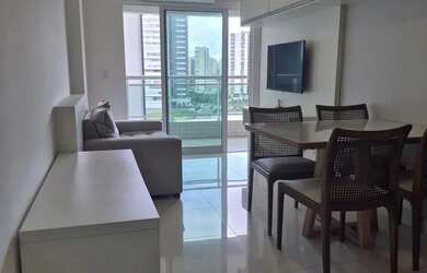 Imagem: O apartamento possui 1 Dormitório, 1 Banheiro, 1 Vaga na garagem