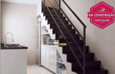 Imagem: O apartamento na cobertura possui 2 Dormitórios, 2 Banheiros