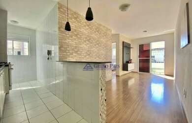 Imagem: O apartamento possui 2 Dormitórios, 1 Banheiro, 1 Vaga na garagem