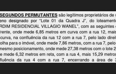 Imagem 3: Terreno Villagio Wanel