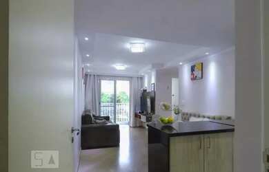 Imagem: O apartamento possui 2 Dormitórios, 1 Banheiro, 1 Vaga na garagem