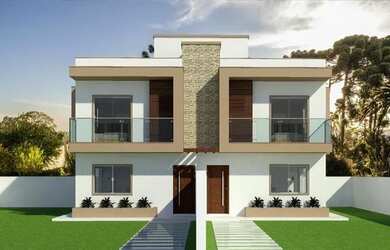 Imagem: A casa possui 2 Dormitórios, 2 Banheiros, 2 Vagas na garagem