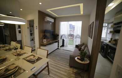 Imagem: O apartamento possui 2 Dormitórios, 2 Banheiros, 1 Vaga na