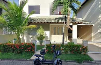 Imagem: A casa em condomínio possui 4 Dormitórios, 4 Banheiros, 1