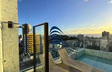 Imagem 11: ZN BARRA - Studio com Varanda , 22m², nascente, MOBILIADO, armários,...