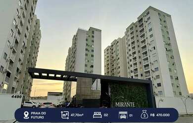 Imagem: O apartamento possui 2 Dormitórios, 2 Banheiros, 1 Vaga na