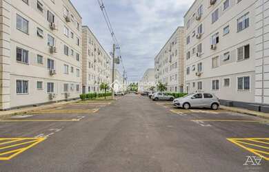 Imagem: O apartamento possui 2 Dormitórios, 1 Banheiro, 1 Vaga na garagem