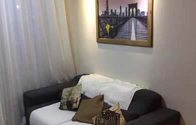 Imagem: O apartamento possui 2 Dormitórios, 1 Banheiro, 1 Vaga na garagem