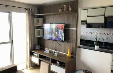 Imagem: O apartamento possui 2 Dormitórios, 1 Banheiro, 1 Vaga na garagem