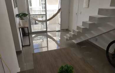 Imagem: O apartamento na cobertura possui 2 Dormitórios, 2 Banheiros