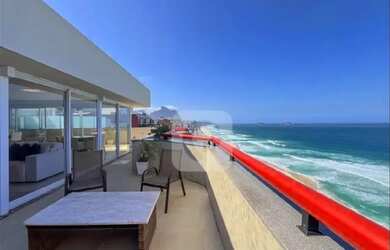 Imagem 4: ORLA DA BARRA LÚCIO COSTA COBERTURA DUPLEX FRONTAL MAR 3 QUARTOS 1 SUÍTE...