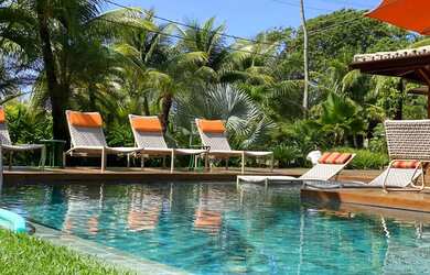 Imagem: A casa em condomínio possui 5 Dormitórios, 5 Banheiros, 5