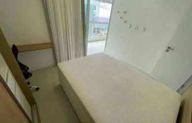 Imagem 11: LINDO QUARTO/ SALA VARANDA VISTA MAR TOTALMENTE MOBILIADO DUETTO BARRA...