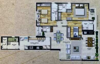 Imagem 12: APARTAMENTO 3 QUARTOS, 3 SUÍTES, NASCENTE, CAMINHO DAS ÁRVORES LE QUARTIER