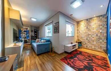 Imagem: O apartamento na cobertura possui 2 Dormitórios, 2 Banheiros