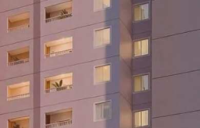 Imagem: O apartamento possui 2 Dormitórios, 1 Banheiro, 1 Vaga na garagem