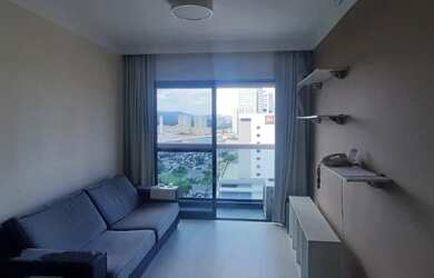 Imagem: O apartamento possui 1 Dormitório, 1 Banheiro, 1 Vaga na garagem